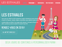 Tablet Screenshot of lesestivales2019.org